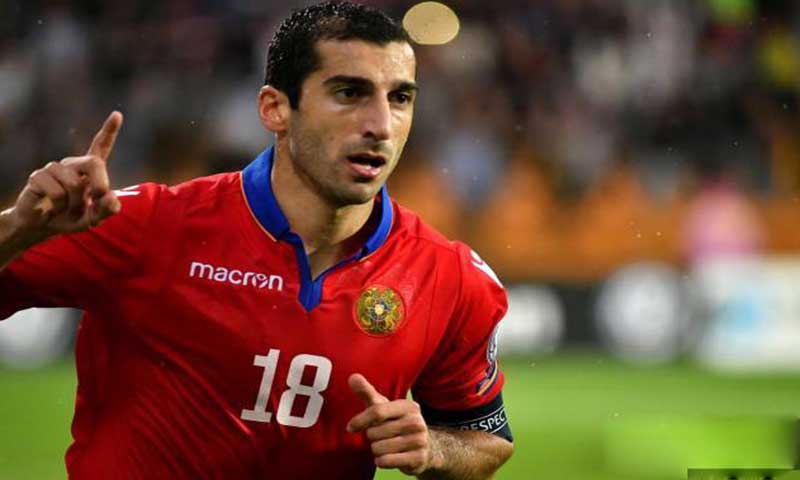 Cầu thủ Armenia xuất sắc Henrikh Mkhitaryan